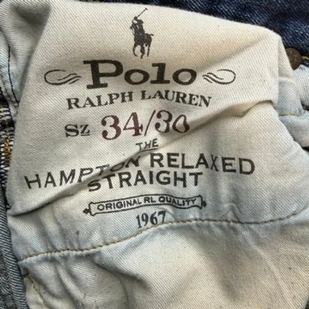 Polo Ralph Lauren Jeans Hampton Relaxed Straight 34x30 (FIT34x29) Selvedge Denim